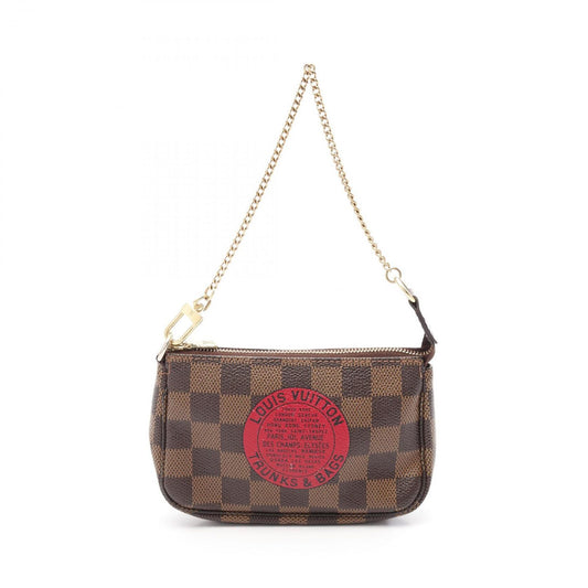 Louis Vuitton Mini Pochette Accessoires Damier Ebene Handbag