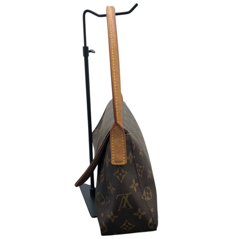 Louis Vuitton Mini Looping M51147 Monogram Canvas Handbag - Brown