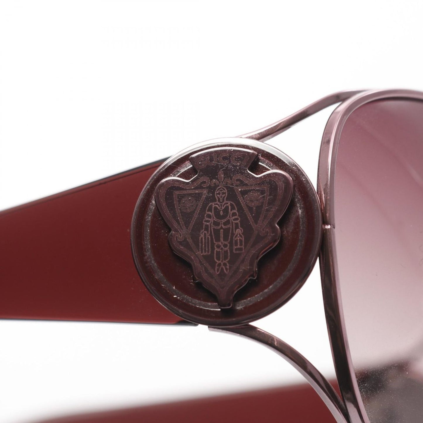 GUCCI Crest GG2835/K/S Sunglasses in Bordeaux - Timeless Elegance