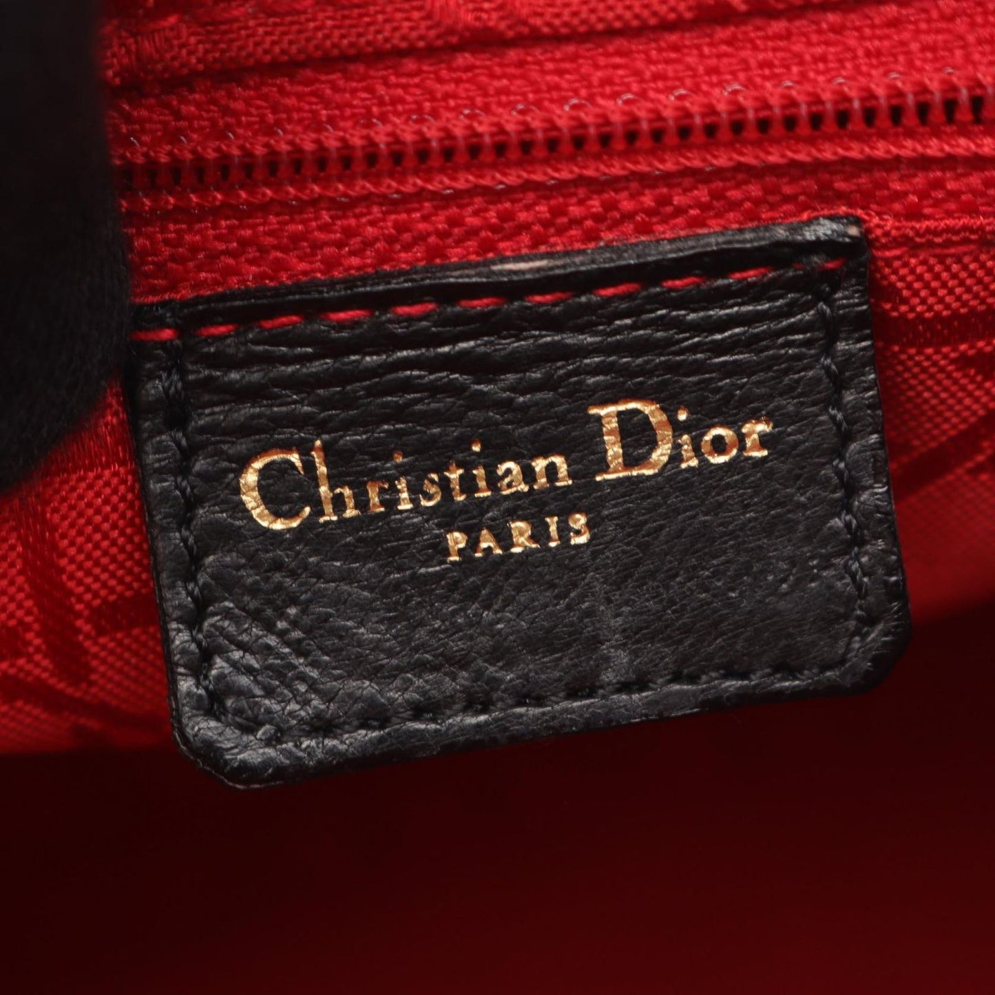 Dior Lady Dior Cannage Black Leather Handbag - Timeless Elegance