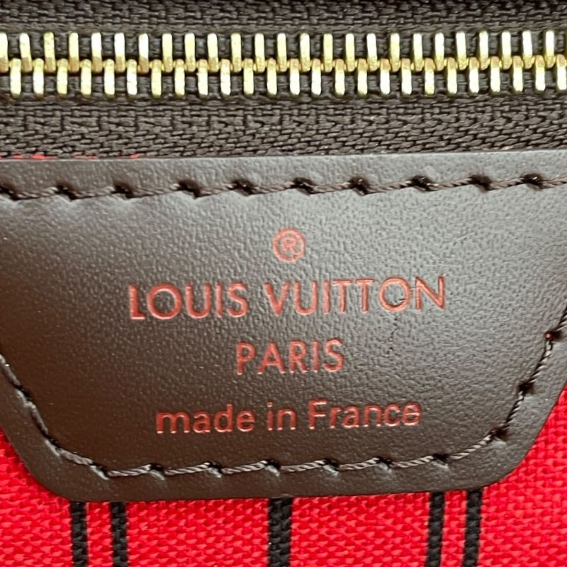 Louis Vuitton Neverfull MM Brown Damier Canvas Tote Bag