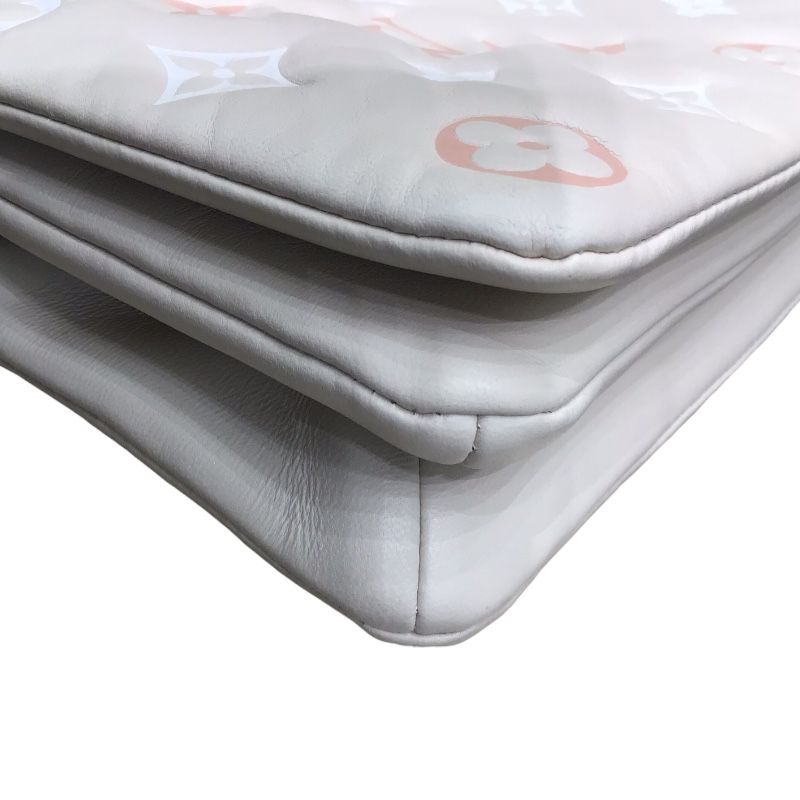 Louis Vuitton Kusun PM Yellow Monogram Embossed Leather Shoulder Bag