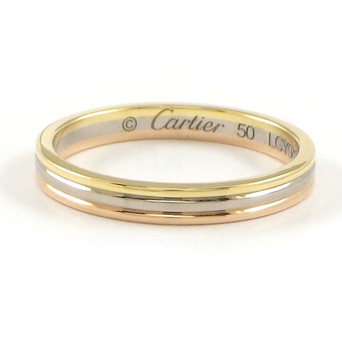 Cartier Vendôme Trinity Wedding Ring in Three Colors - K18 Gold