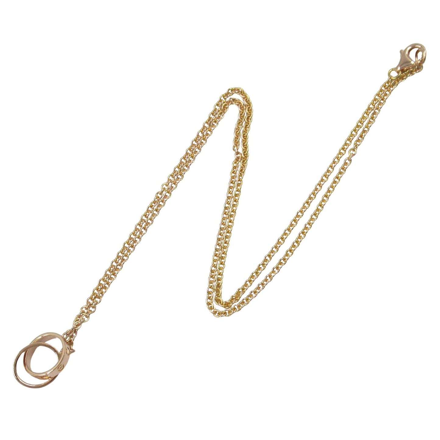CARTIER Baby Love Necklace in K18 Pink Gold - 43cm