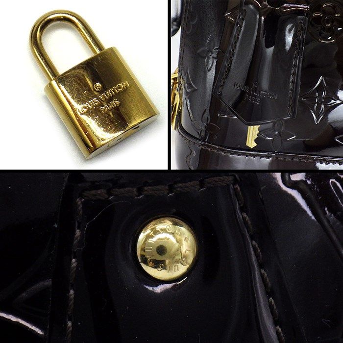 Louis Vuitton Alma BB Amarante Vernis Handbag - Exquisite Craftsmanship