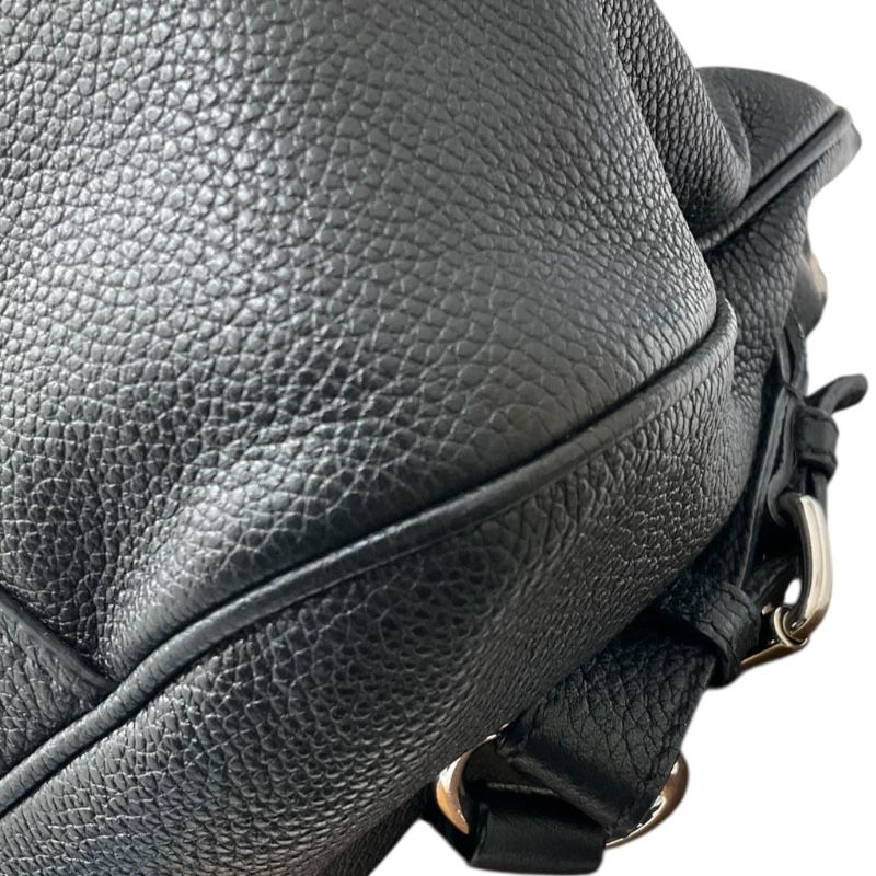 PRADA Viterbo Phoenix Semi Shoulder Bag - Black Luxury Fashion