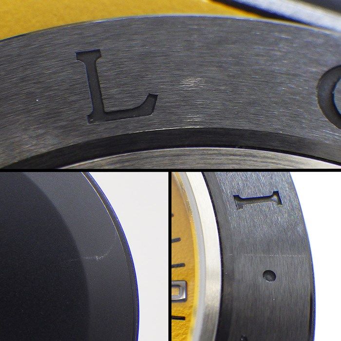 BVLGARI Diagono DG41SMCVD Automatic Watch with Yellow Dial