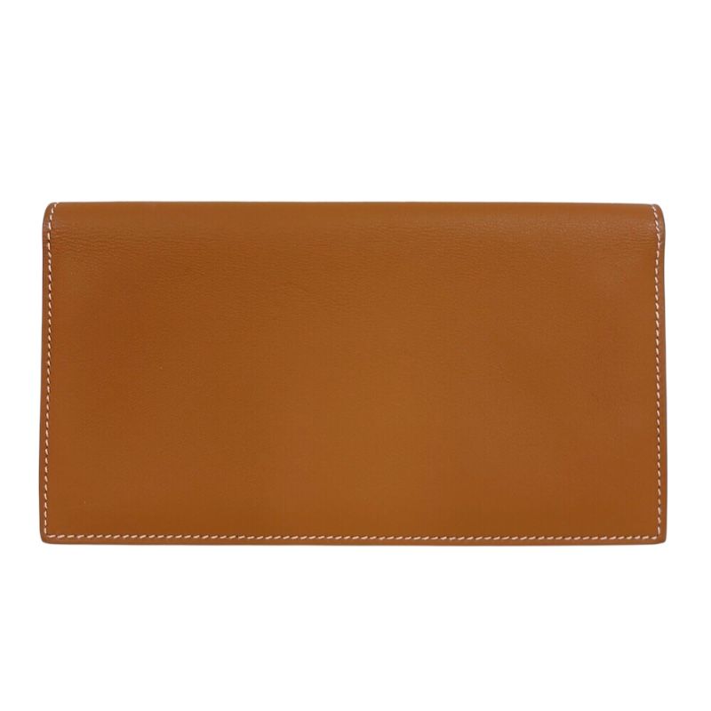 HERMES Citizen Twill Long Wallet - Gold & Silver Hardware (2024)