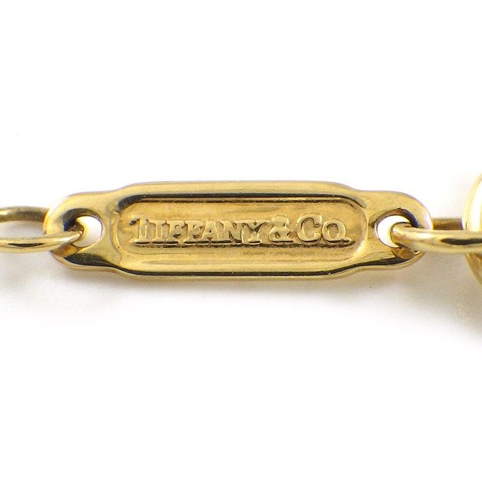 Tiffany & Co. 7mm Pearl & Diamond Necklace in 18K Yellow Gold