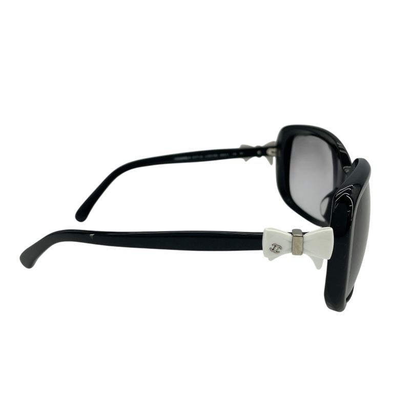 CHANEL 5171-A Black Side Ribbon Sunglasses - Timeless Elegance