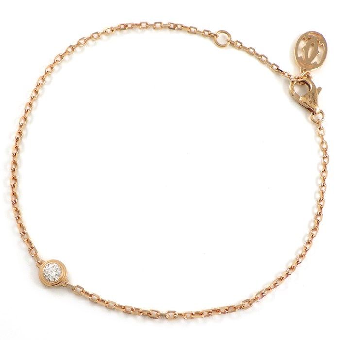 Cartier Love Bracelet with Diamond - K18 Pink Gold, Small Model