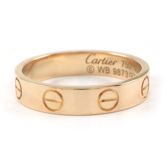 Cartier Love Ring Small Model K18PG - Timeless Elegance