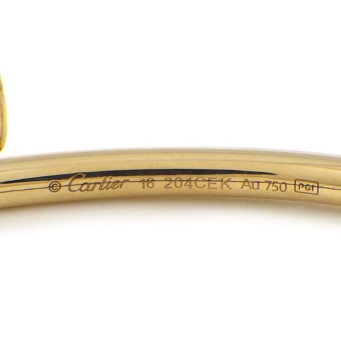 Cartier Juste un Clou SM Bangle with Diamonds in 18K Yellow Gold
