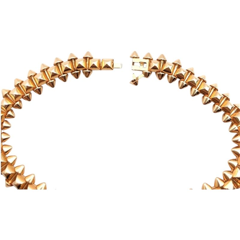 Cartier Crashed de Cartier K18 Pink Gold Bracelet - Exquisite Elegance