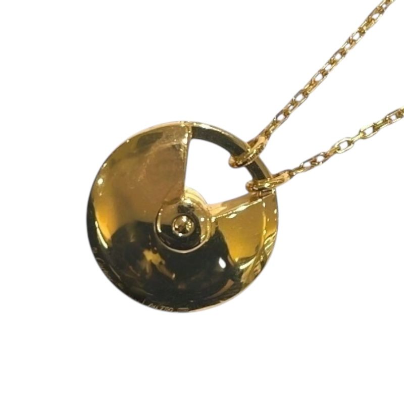 Cartier Amulette Necklace in Yellow Gold with Diamonds and Pearls