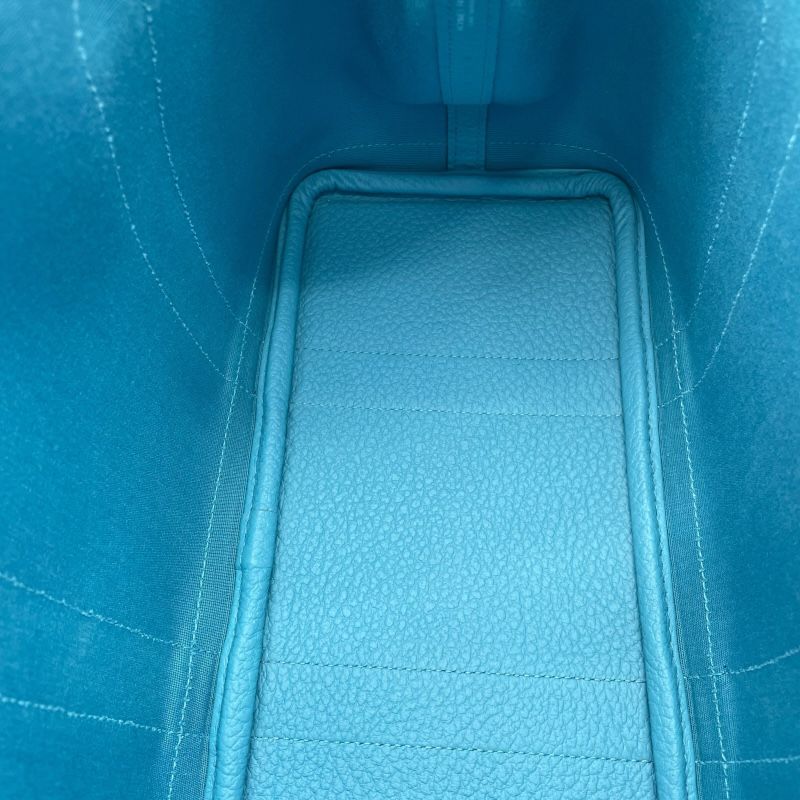 HERMES Garden Party TPM Handbag - Light Blue, 2018 Edition