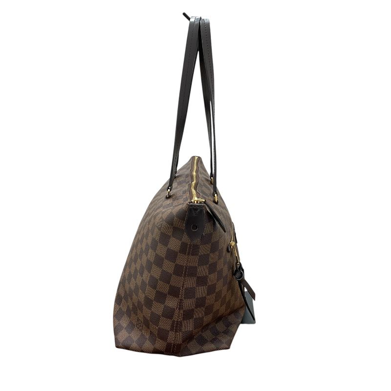 Louis Vuitton Iena MM Brown Damier Canvas Tote Bag - Authentic Luxury