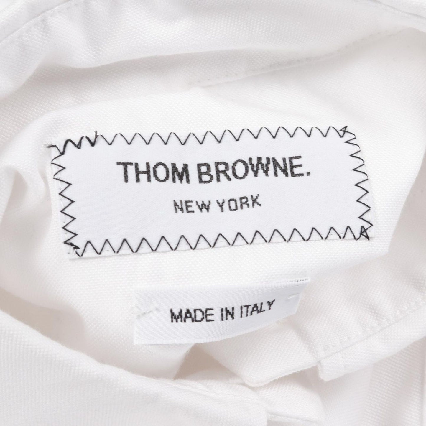 THOM BROWNE Oversized Oxford Shirt - Timeless Elegance in White