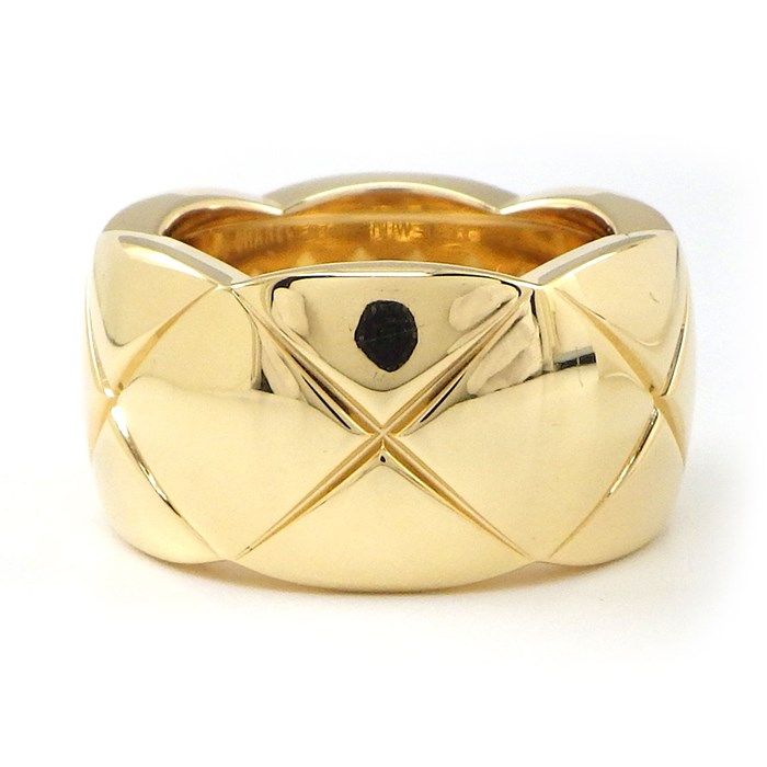 Chanel Coco Crush Large Ring in 18K Yellow Gold - Size 11