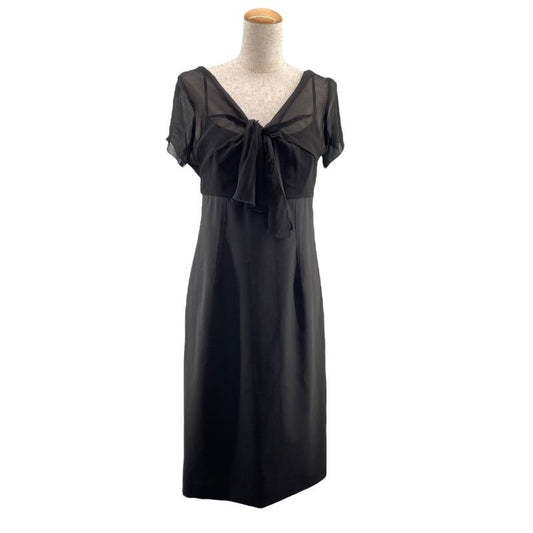 Max Mara Black Wool Design Camisole Dress - Timeless Elegance