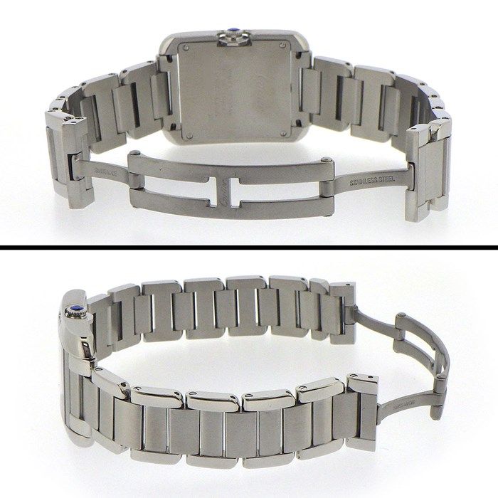 Cartier Tank Anglaise MM W5310044 - Exquisite Silver Dial Timepiece