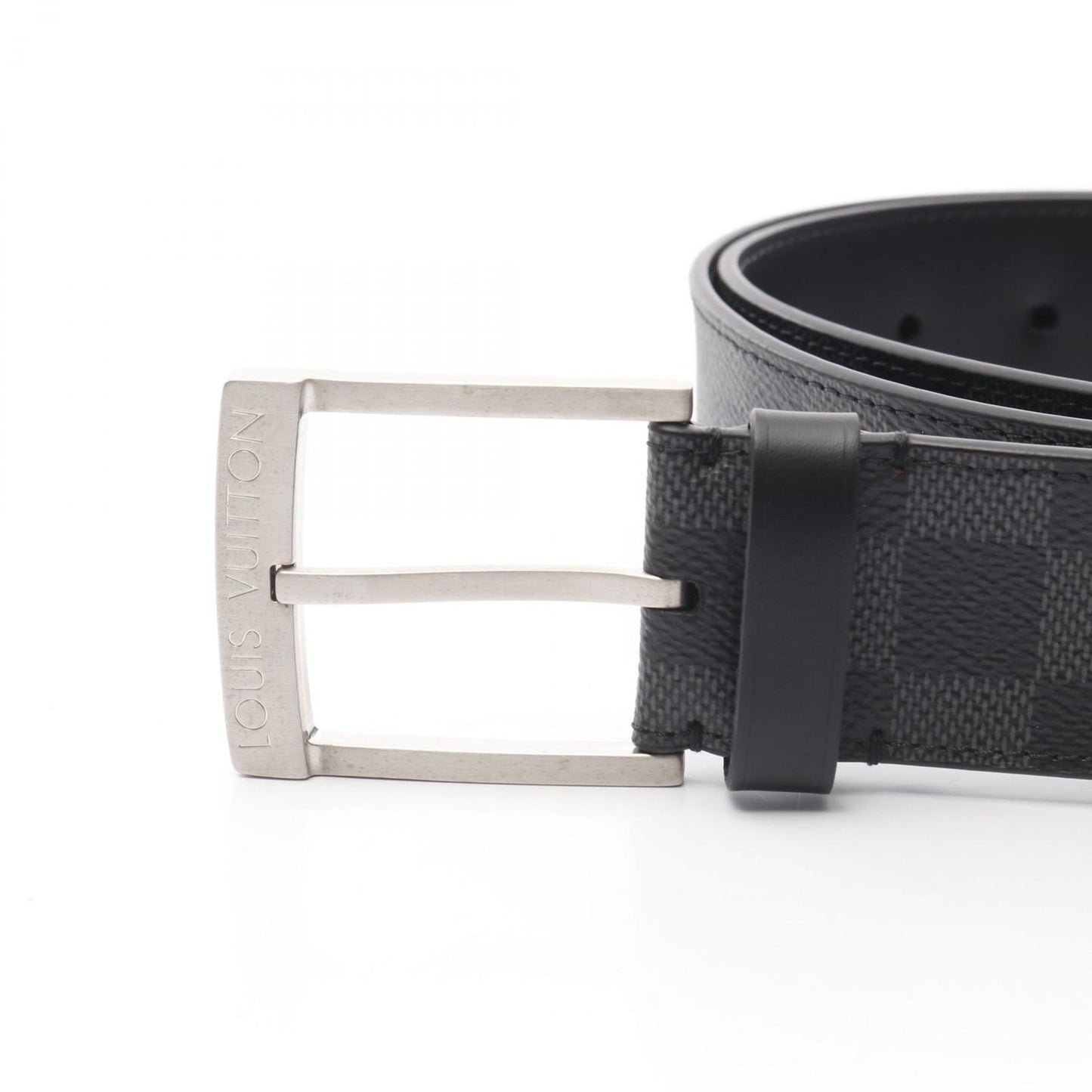 Louis Vuitton Downtown Damier Graphite Belt - Timeless Elegance