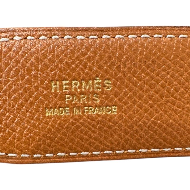 HERMES Constance Belt in Black Box Calf & Epson Leather