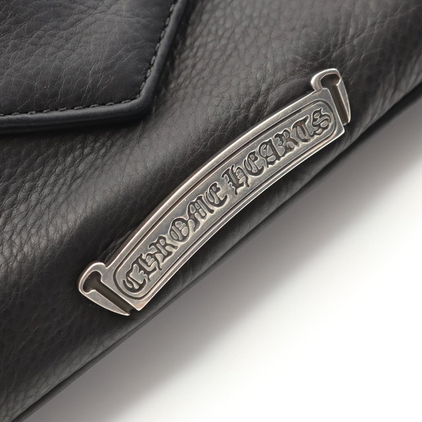 Chrome Hearts Large Dagger Crossball Leather Shoulder Bag