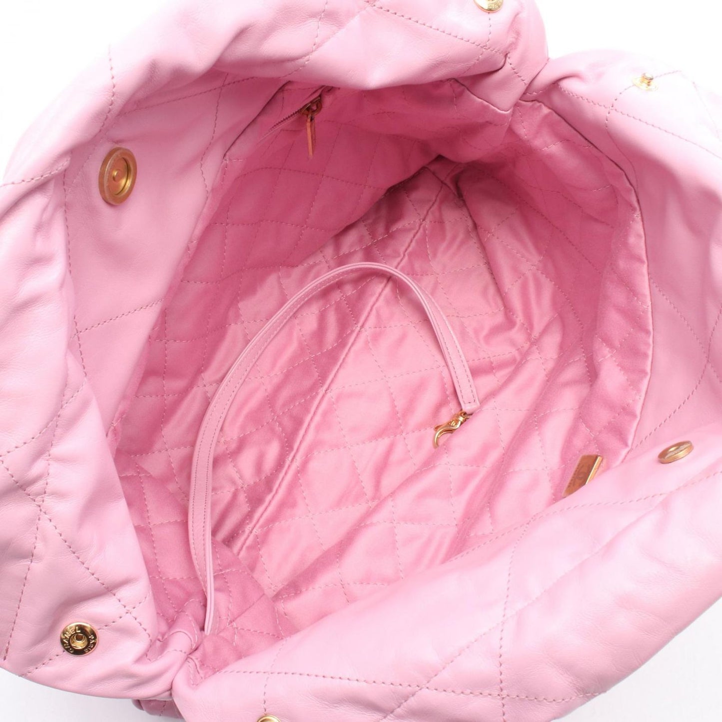 CHANEL Matelassé Small Shoulder Bag in Pink Leather - AS3260