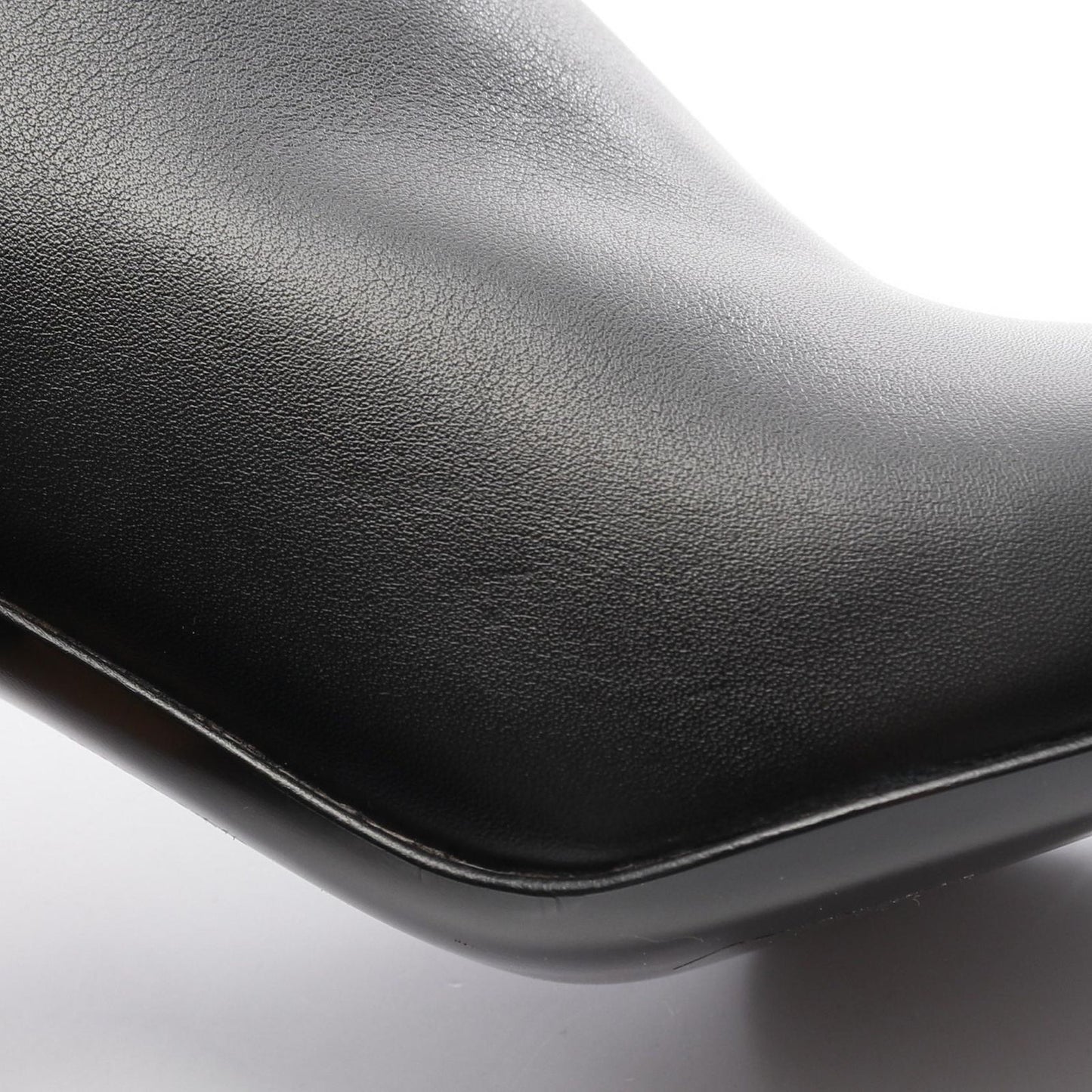 Salvatore Ferragamo Black Leather Short Boots - Unworn Elegance