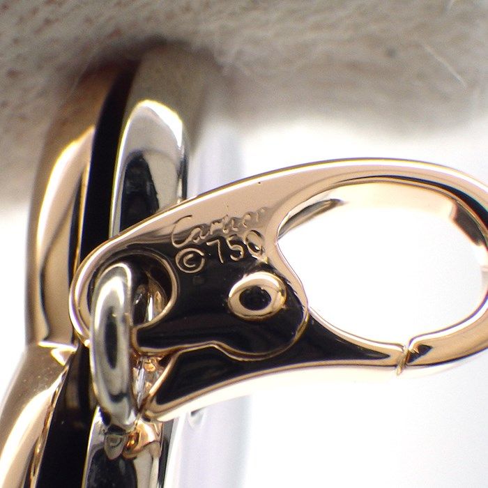 Cartier Heart Charm Pendant in K18 Pink & White Gold