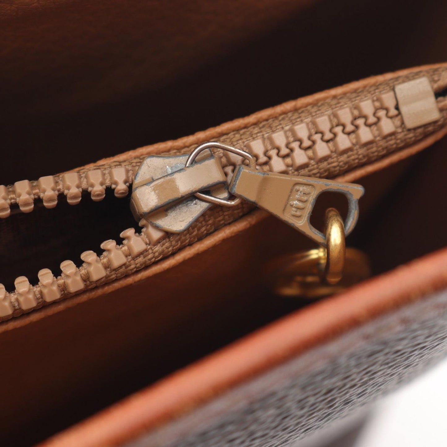 CELINE Macadam Brown Tote Bag - Timeless Elegance