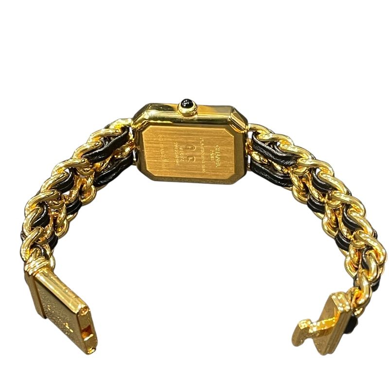 CHANEL Première S H0001 Gold Plated Leather Quartz Women's Watch