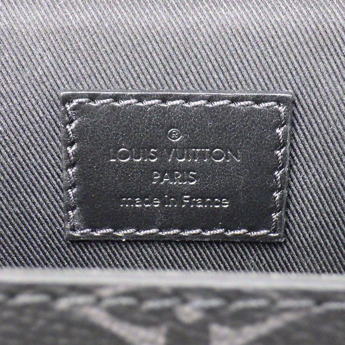 Louis Vuitton Vertical Trunk Wearable Wallet M82077 - Black Monogram Eclipse