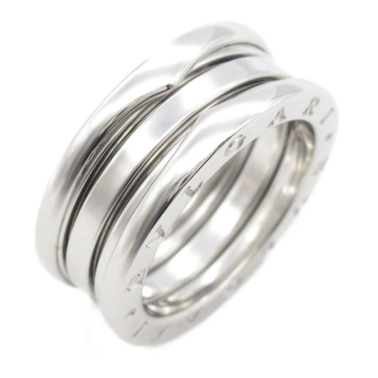 BVLGARI B-zero1 3-Band Ring in K18 White Gold - Timeless Elegance