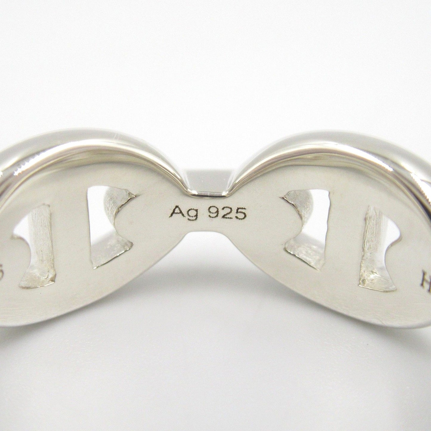 HERMES Chaine d'Ancre Ancienne Ring in Silver 925 - Size 11.5