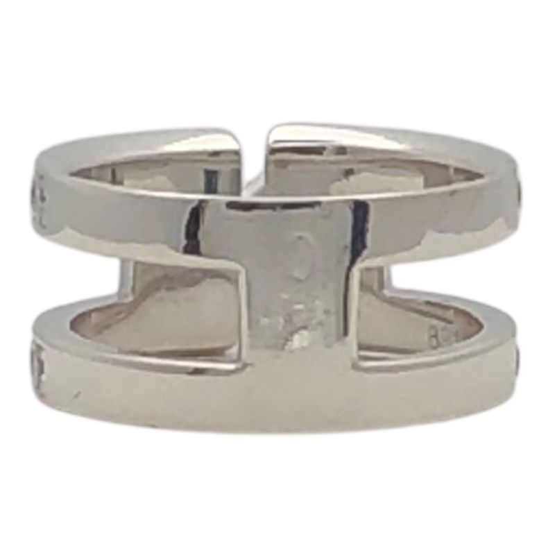 CHAUMET Joudrian Diamond Ring in 750WG - Exquisite Silver Elegance