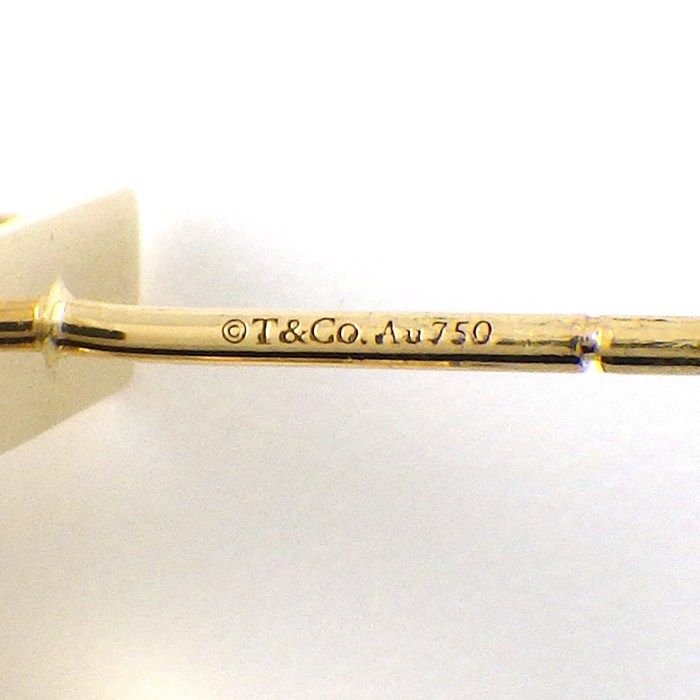 Tiffany & Co. T One Hoop Earrings with Diamonds in 18K Yellow Gold