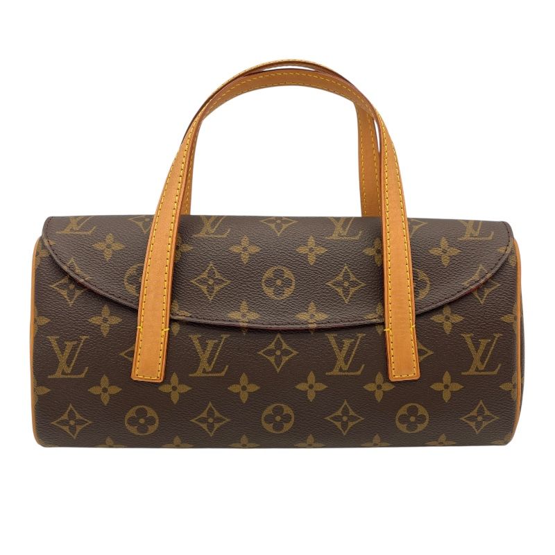 Louis Vuitton Sonatine M51902 Monogram Canvas Handbag - Brown