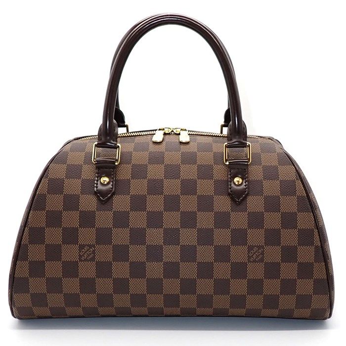 Louis Vuitton Riviera MM Boston Bag - Brown Damier Ebene Canvas