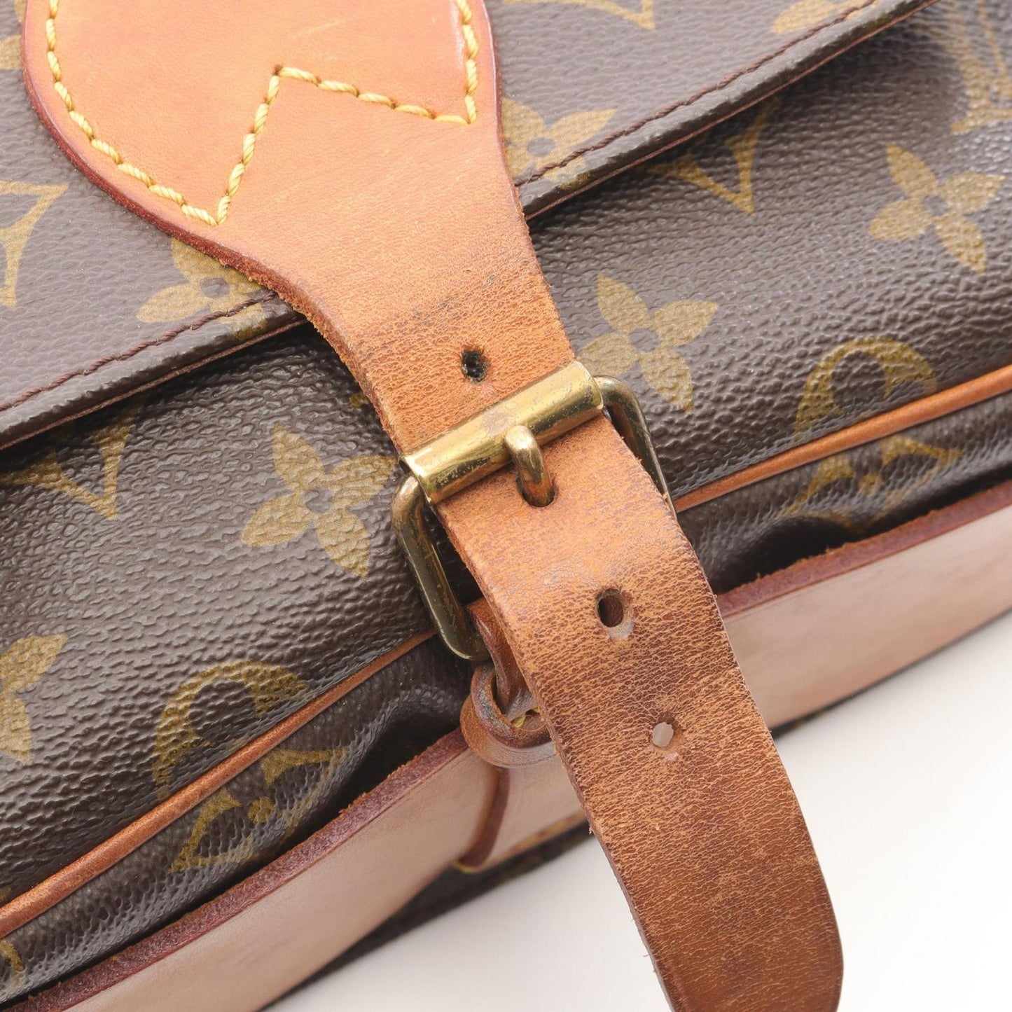 Louis Vuitton Monogram Canvas Cartouchière MM Shoulder Bag
