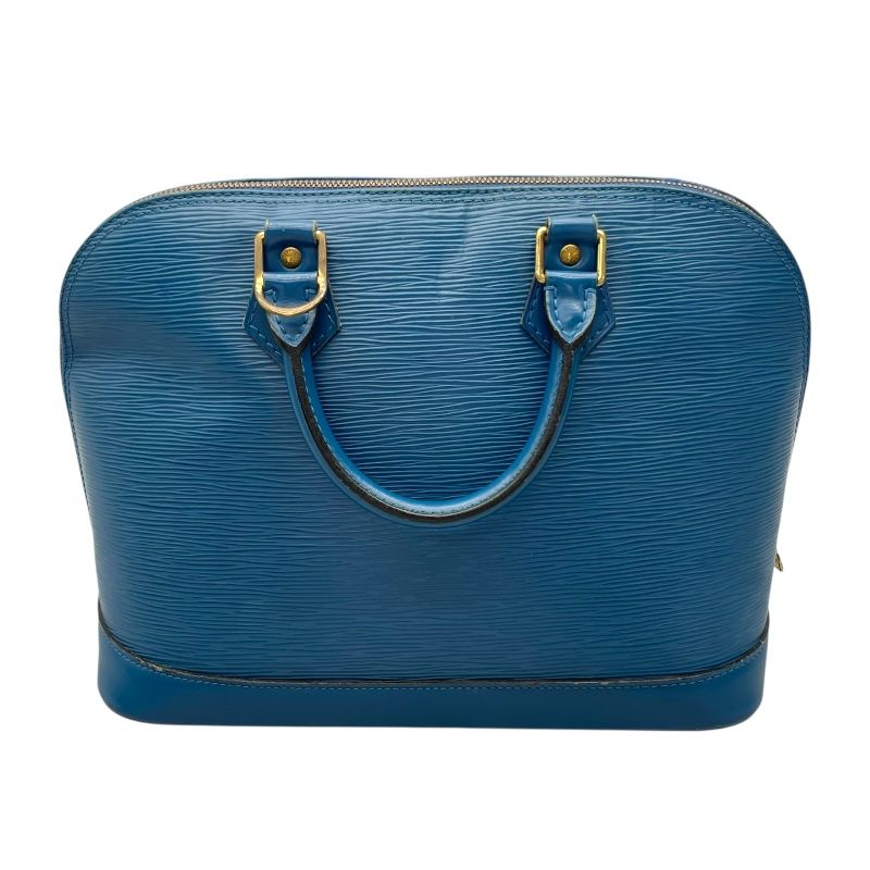 Louis Vuitton Alma M52145 Blue Epi Leather Handbag - Timeless Elegance