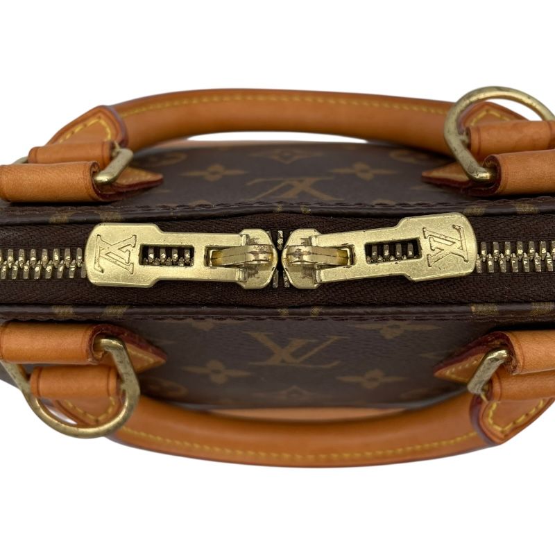 Louis Vuitton Alma BB Monogram Canvas Shoulder Bag - Brown