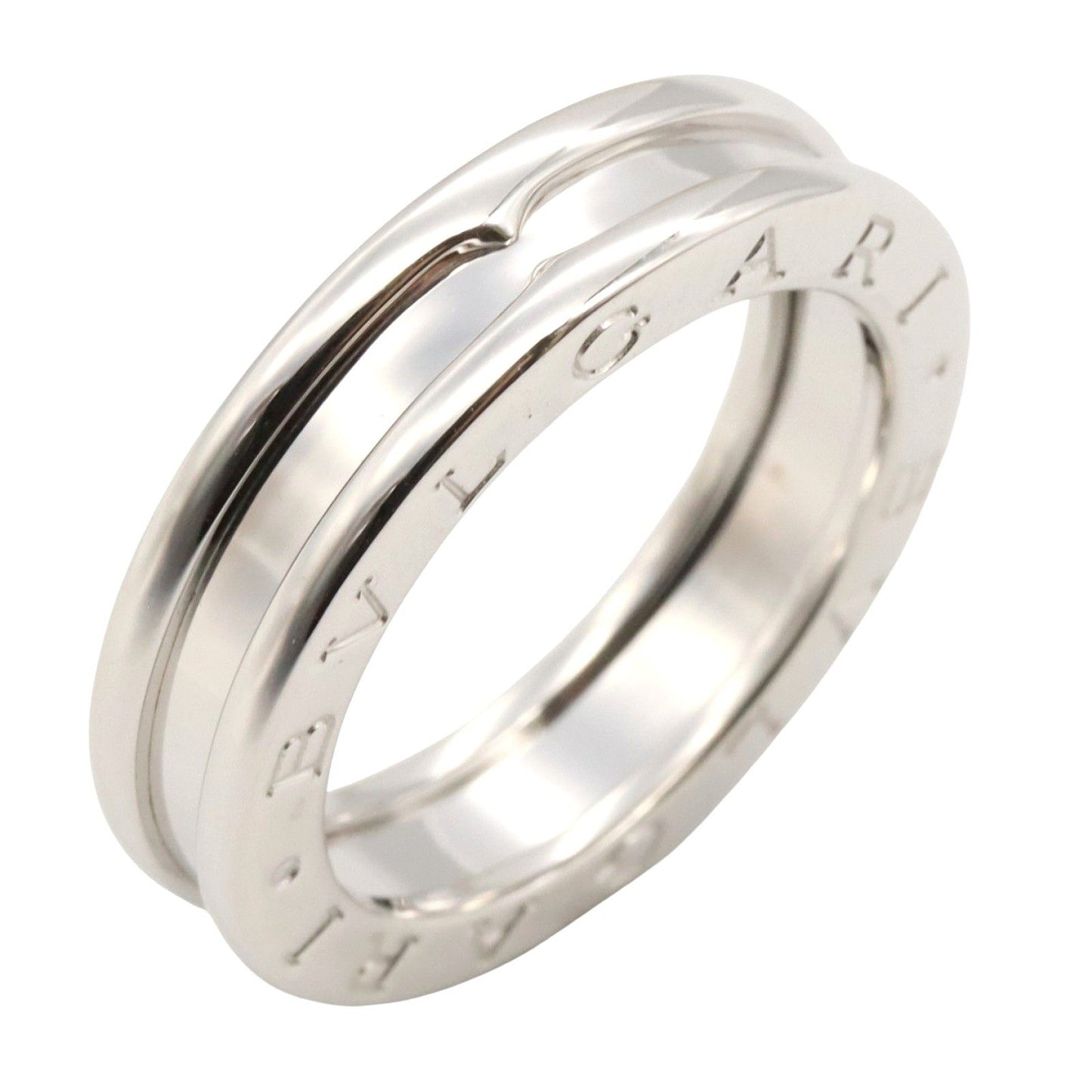 BVLGARI B-zero1 Ring in K18 White Gold - Unisex Elegance