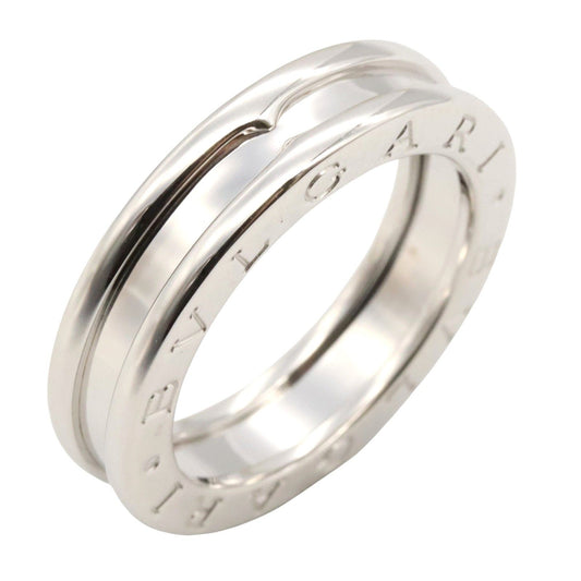 BVLGARI B-zero1 Ring in K18 White Gold - Unisex Elegance