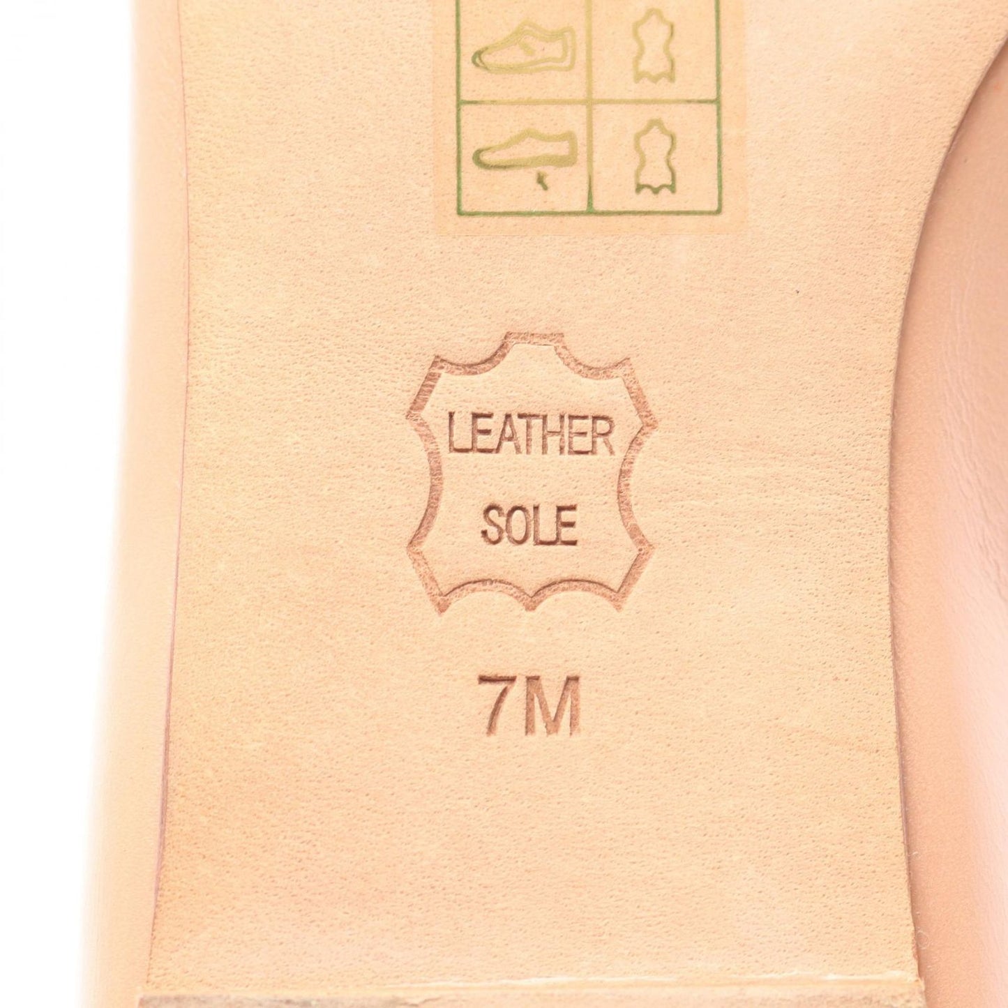 Tory Burch Pink Beige Leather Flats - Elegant & Timeless