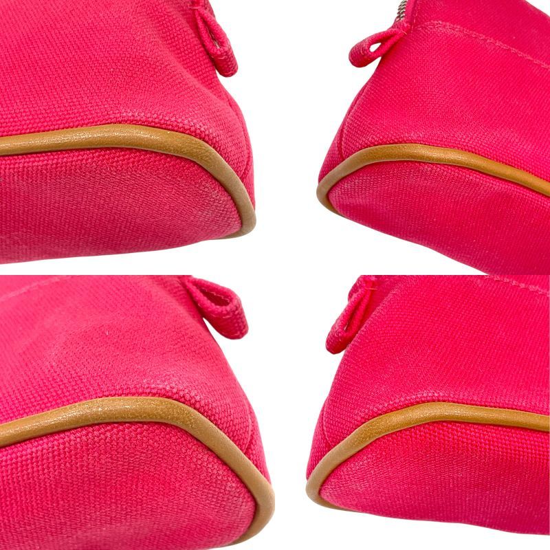 HERMES Bolide Pouch 15 in Pink with Silver Hardware