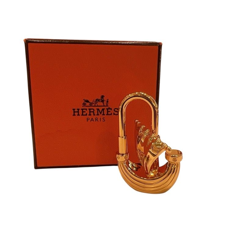 HERMES Yacht Cadena Gold Metal Accessory for Women