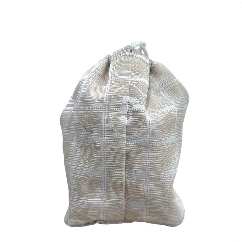 CHANEL Nylon Jacquard New Travel Line Pouch - Exquisite Craftsmanship