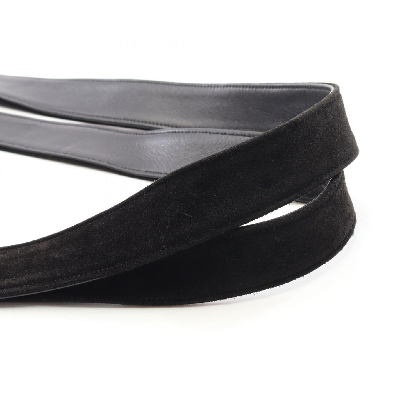 CHANEL Triple Coco Mark Black Suede Shoulder Bag - Exquisite Craftsmanship